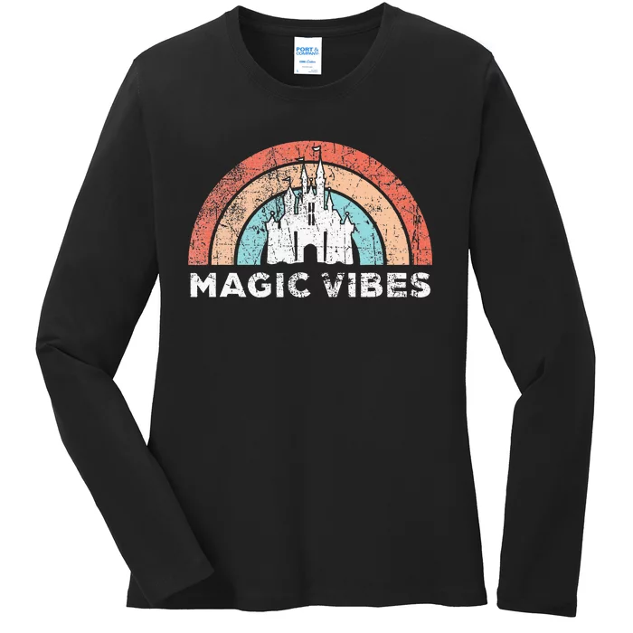 Magic Vibes Cute Matching Vacation Tops Ladies Long Sleeve Shirt