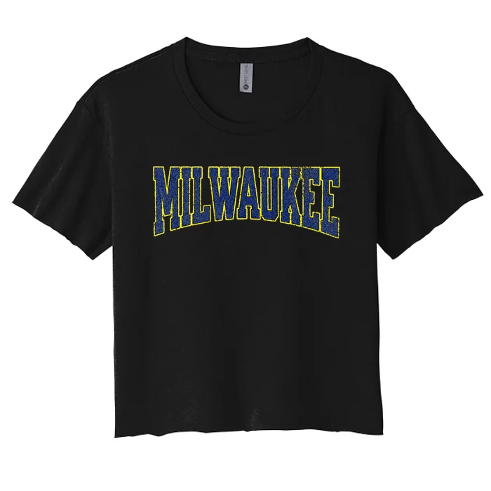 Milwaukee Vintage City Women's Crop Top Tee