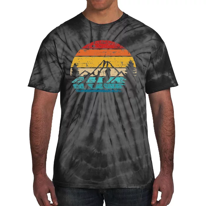 Mountains vintage Camping Tie-Dye T-Shirt