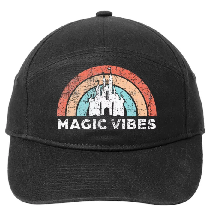 Magic Vibes Cute Matching Vacation 7-Panel Snapback Hat