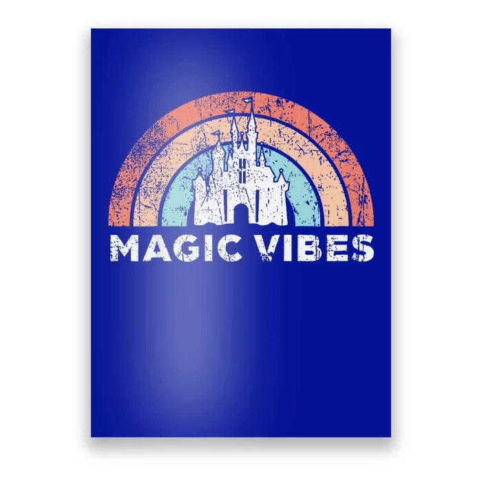 Magic Vibes Cute Vacation Poster