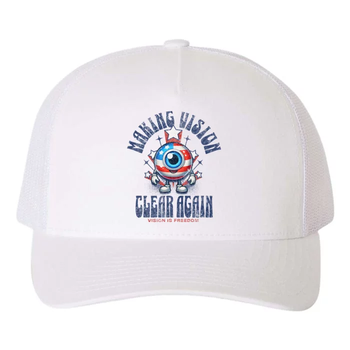 Making Vision Clear Again Funny Eye Yupoong Adult 5-Panel Trucker Hat