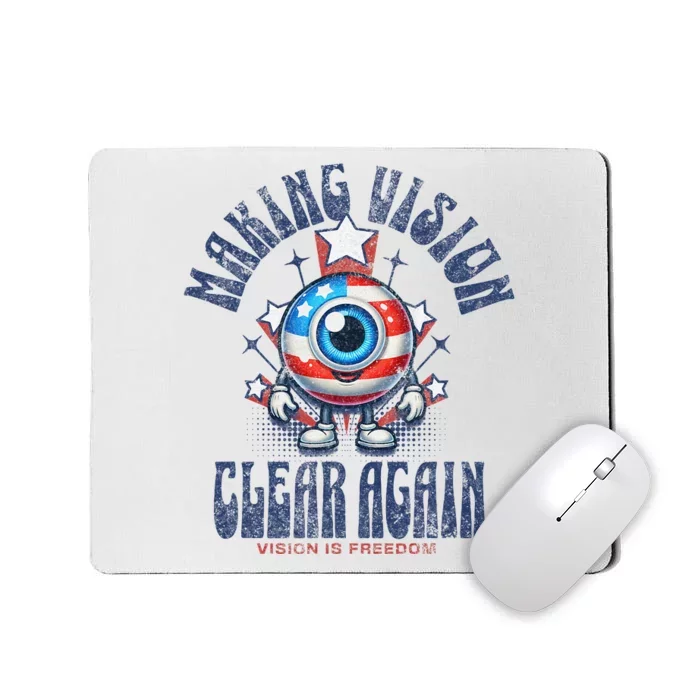 Making Vision Clear Again Funny Eye Mousepad