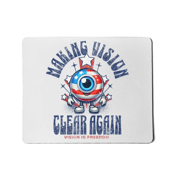 Making Vision Clear Again Funny Eye Mousepad