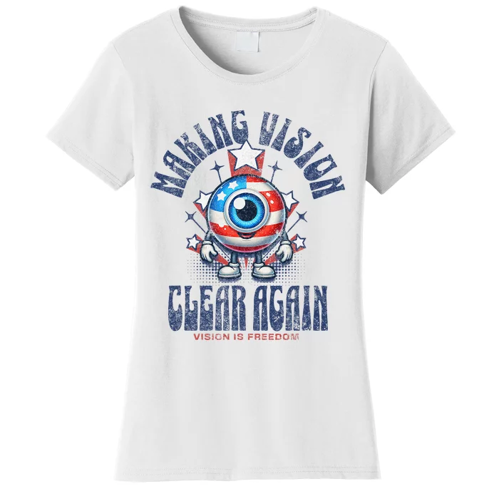 Making Vision Clear Again Funny Eye Women's T-Shirt