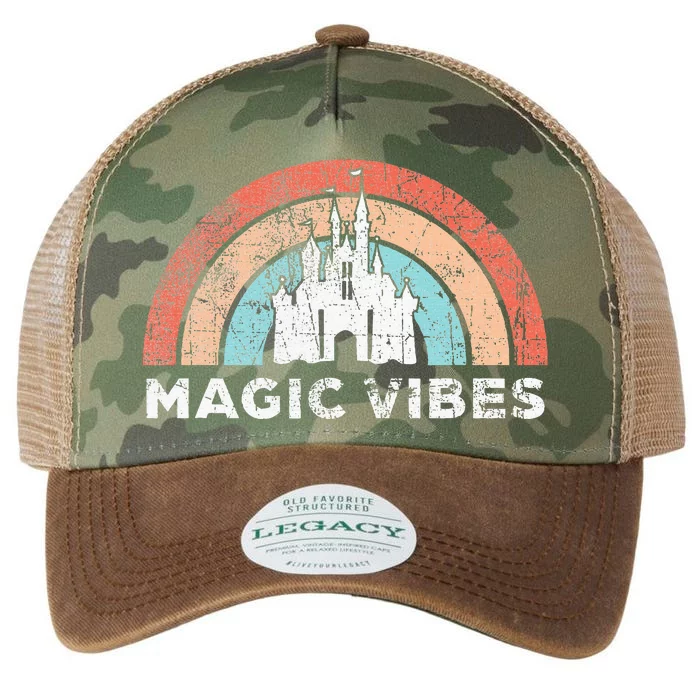 Magic Vibes Cute Matching Vacation Legacy Tie Dye Trucker Hat