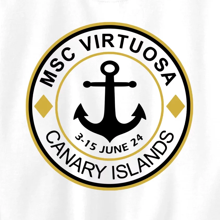 Msc Virtuosa Cruise Sailing Kids Sweatshirt