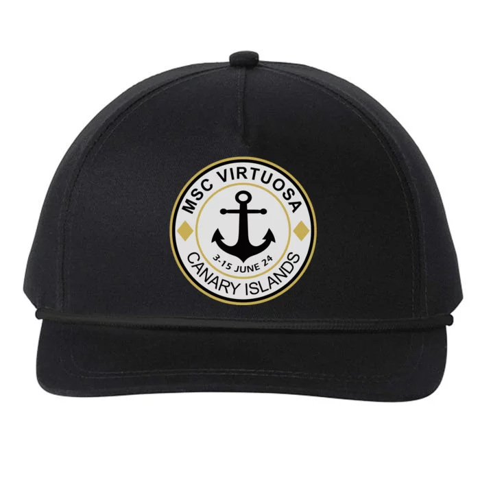 Msc Virtuosa Cruise Sailing Perfect For Any Avid Cruiser Snapback Five-Panel Rope Hat