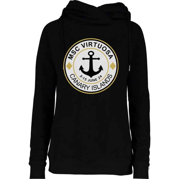 Msc Virtuosa Cruise Sailing Perfect For Any Avid Cruiser Womens Funnel Neck Pullover Hood