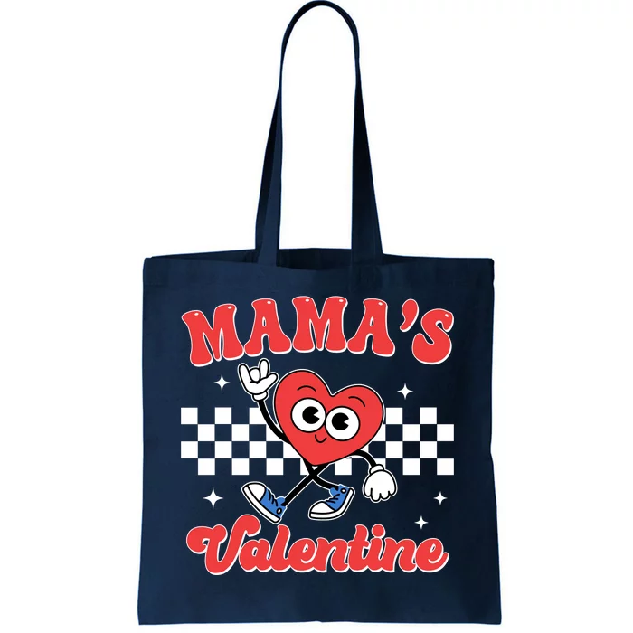 Mamas Valentine Cute Heart Retro Gift Tote Bag