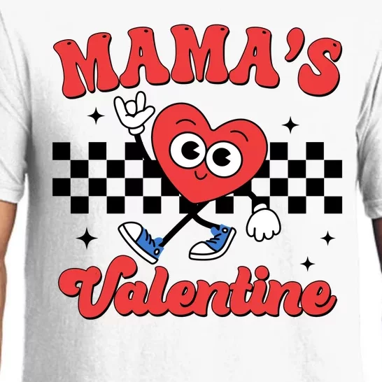 Mamas Valentine Cute Heart Retro Gift Pajama Set