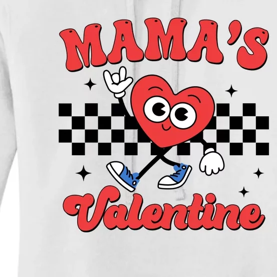 Mamas Valentine Cute Heart Retro Gift Women's Pullover Hoodie