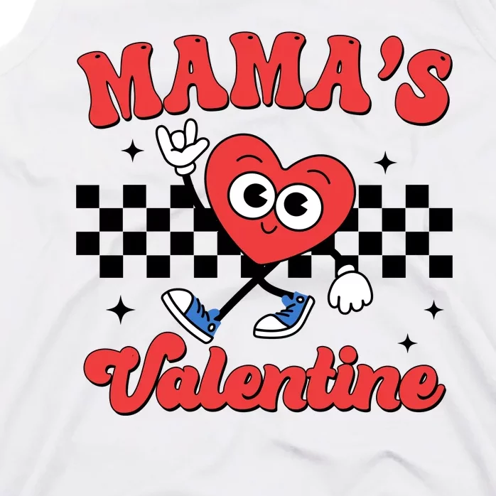 Mamas Valentine Cute Heart Retro Gift Tank Top