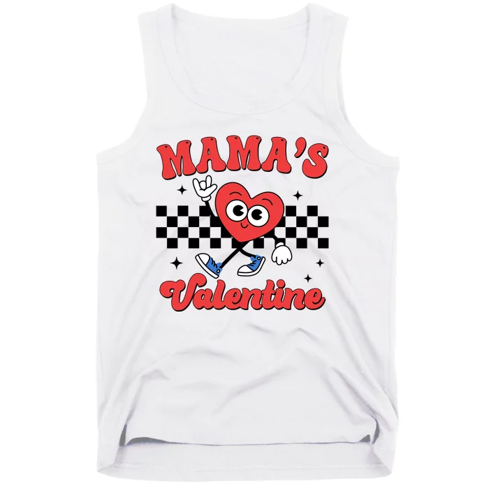 Mamas Valentine Cute Heart Retro Gift Tank Top