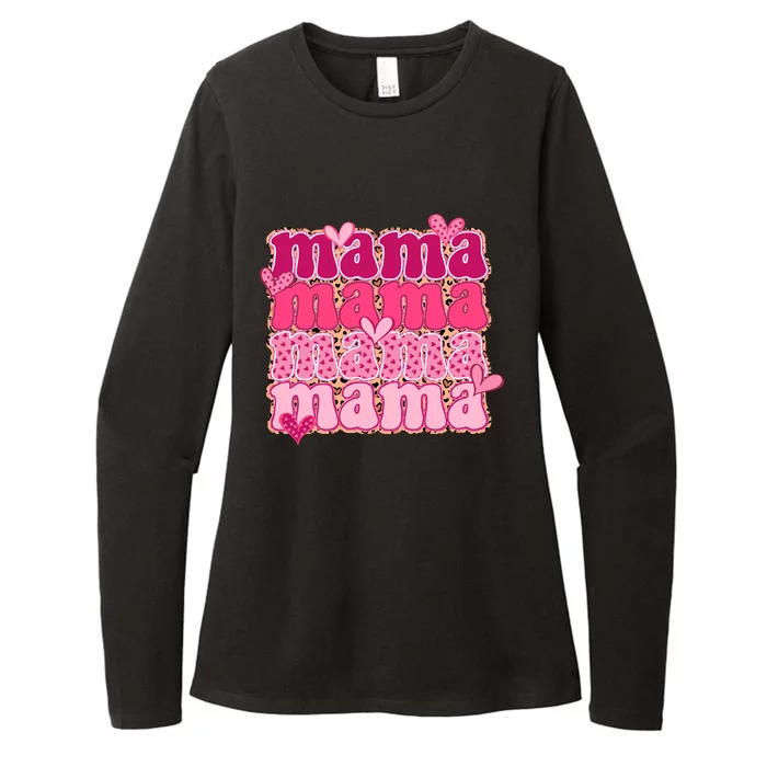 Mama Valentine's Day Gift For Mom Mother's Day Womens CVC Long Sleeve Shirt