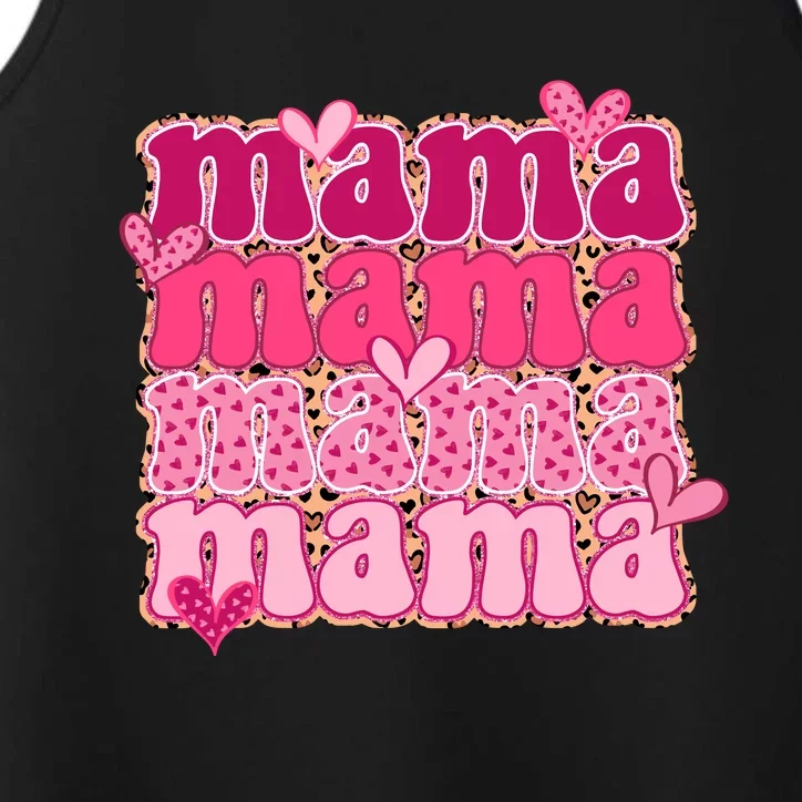 Mama Valentine's Day Gift For Mom Mother's Day Performance Tank