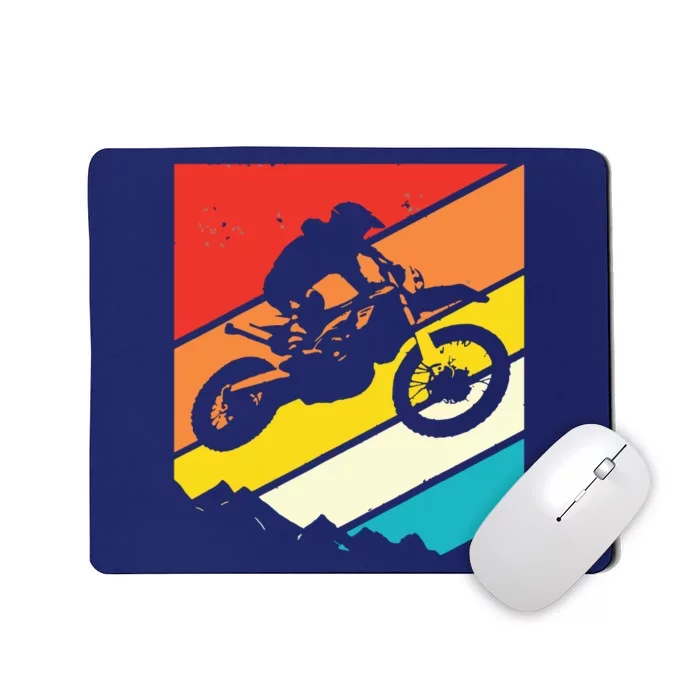 Motocross Vintage Dirt Bike Motorcycle Biker Gift Mousepad