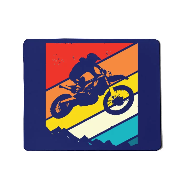 Motocross Vintage Dirt Bike Motorcycle Biker Gift Mousepad