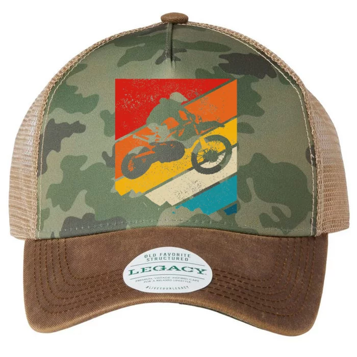 Motocross Vintage Dirt Bike MX Enduro Motorcycle Biker Gift Legacy Tie Dye Trucker Hat