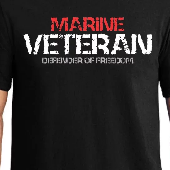 Marine Veteran Defender Of Freedom Pajama Set