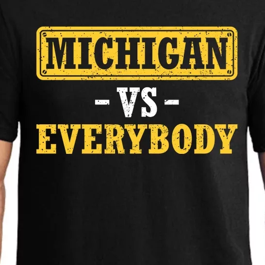 Michigan Vs Everybody Champions Pajama Set