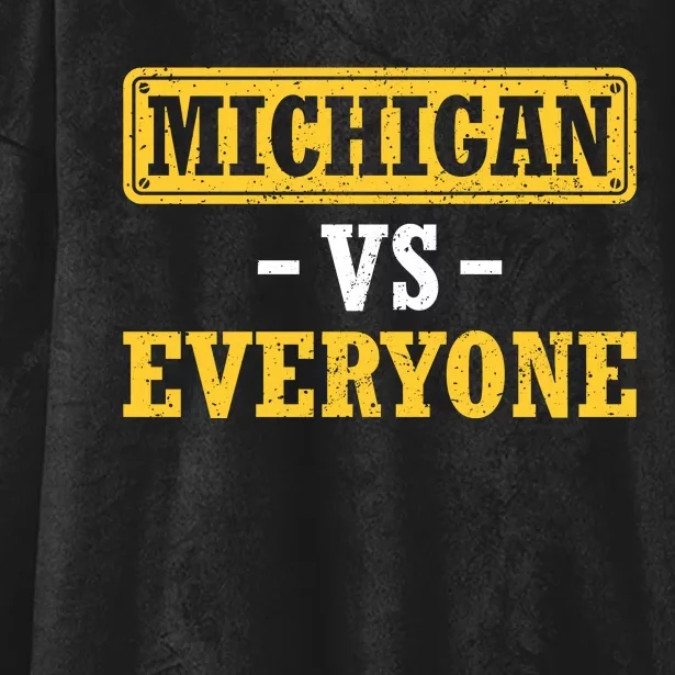 Michigan V Everybody Champions Hooded Wearable Blanket