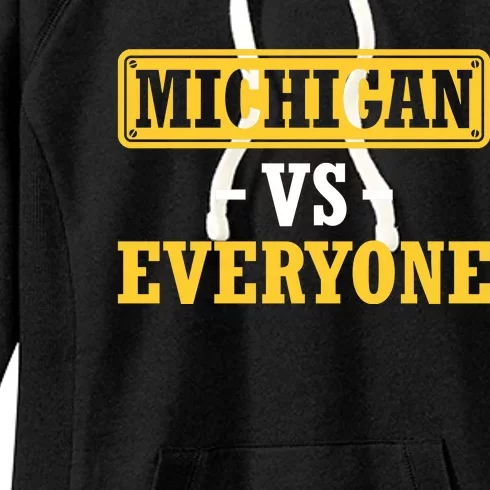 Michigan V Everybody B1g Ten Champs Women's Fleece Hoodie