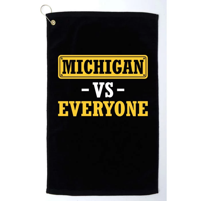 Michigan V Everybody B1g Ten Champs Platinum Collection Golf Towel