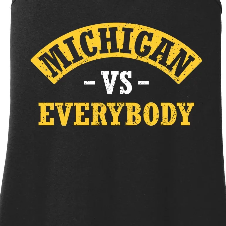 Michigan Vs Everybody Ladies Essential Tank