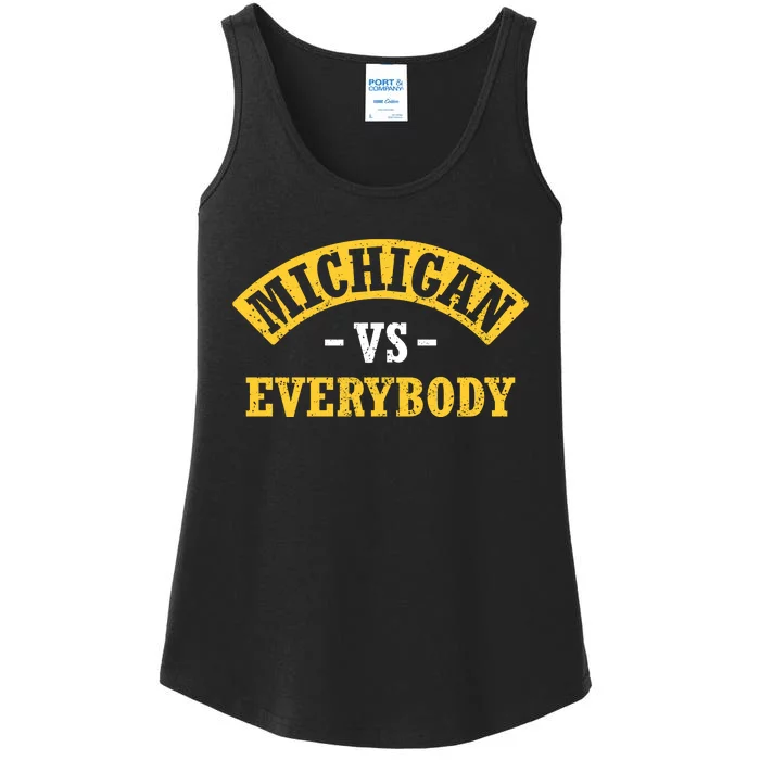 Michigan Vs Everybody Ladies Essential Tank