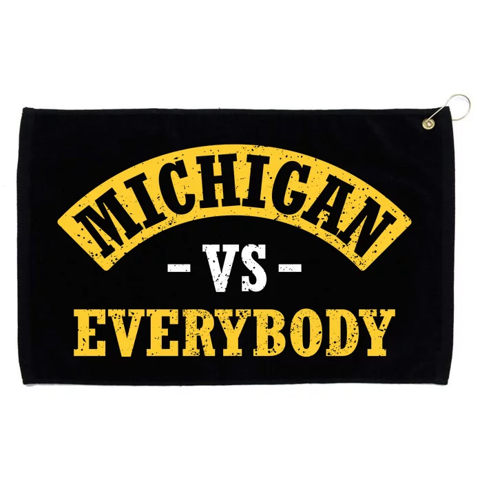 Michigan Vs Everybody Grommeted Golf Towel