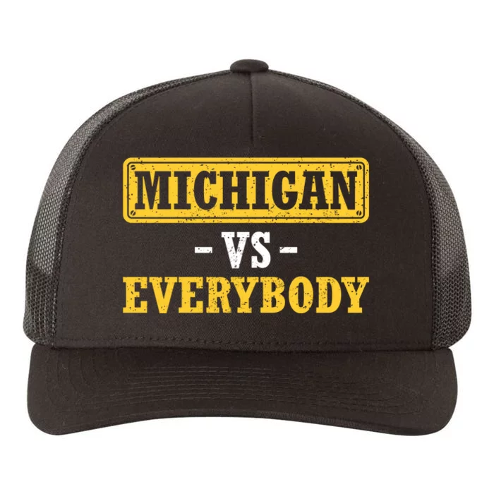 Michigan V Everybody College Football Yupoong Adult 5-Panel Trucker Hat