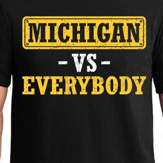 Michigan V Everybody College Football Pajama Set