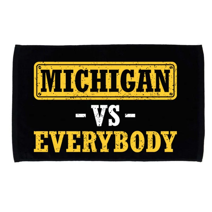 Michigan V Everybody College Football Microfiber Hand Towel