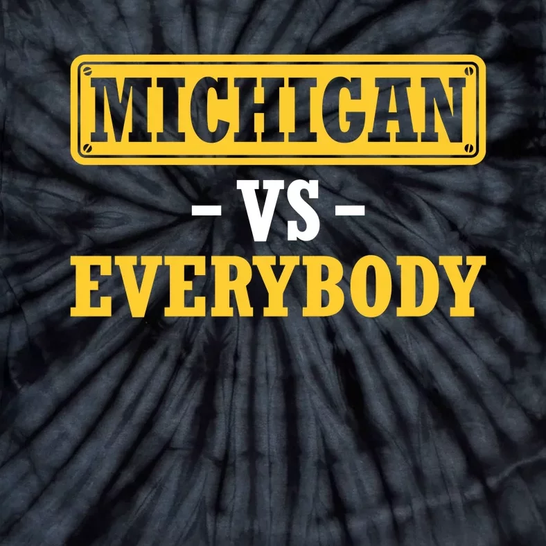 Michigan Versus Everybody Football Tie-Dye T-Shirt