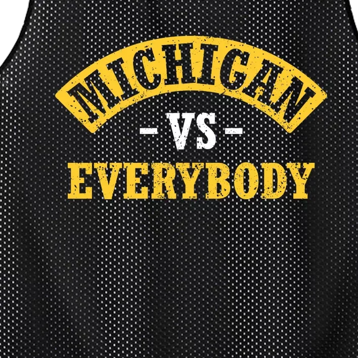 Michigan Verss Everybody Go Blue Mesh Reversible Basketball Jersey Tank