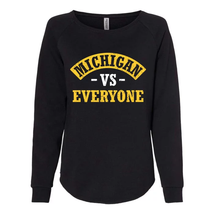 Michigan V Everybody Playoff Womens California Wash Sweatshirt