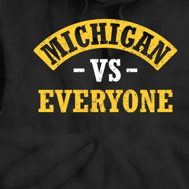 Michigan V Everybody Playoff Tie Dye Hoodie