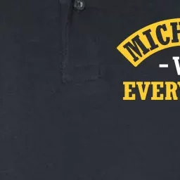 Michigan V Everyone Softstyle Adult Sport Polo