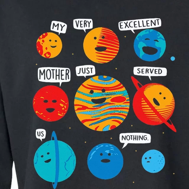 My Very Excellent Mother Just Served Us Nothing Cropped Pullover Crew