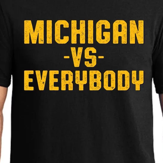 Michigan Vs. Everybody Pajama Set