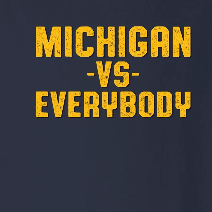 Michigan Vs. Everybody Toddler Long Sleeve Shirt