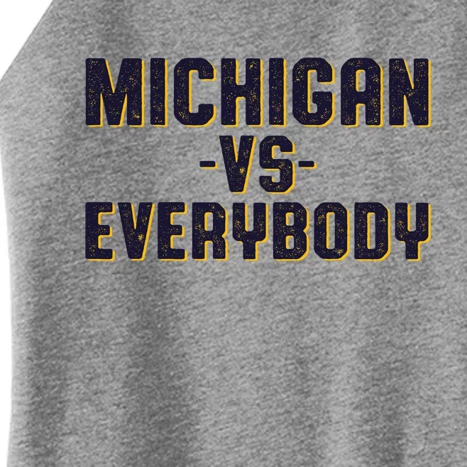 Michigan Vs. Everybody Women’s Perfect Tri Rocker Tank