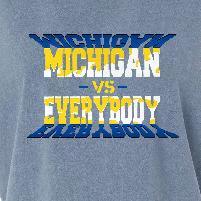 Michigan vs. Everyone Garment-Dyed Women's Muscle Tee