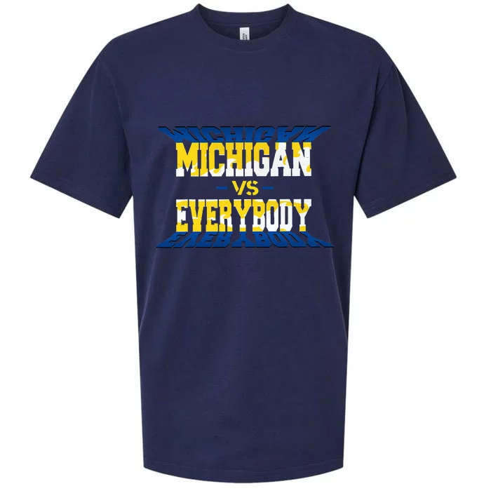 Michigan vs. Everyone Sueded Cloud Jersey T-Shirt