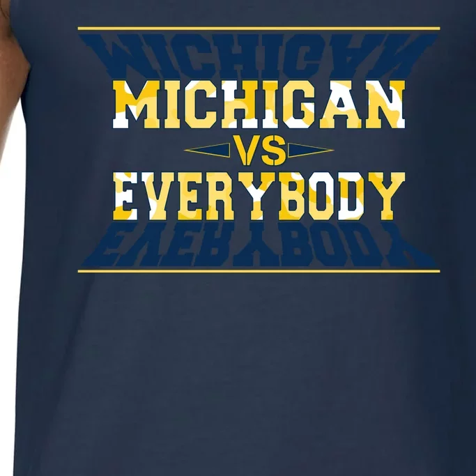 Michigan Versus Everybody Sports College Football Fan Comfort Colors® Tank Top