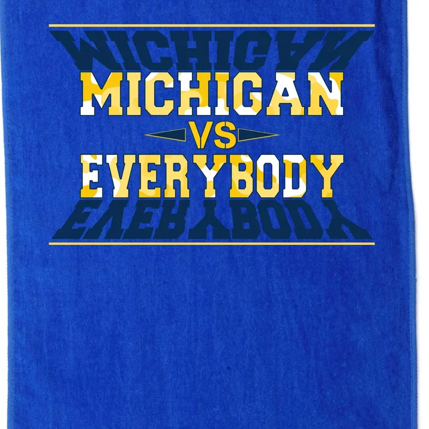 Michigan Versus Everybody Sports College Football Fan Platinum Collection Golf Towel