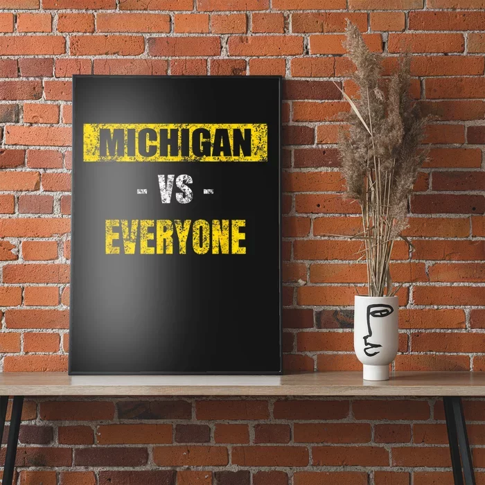 Michigan Vs. Everyone Vintage Michigan Revenge Tour Poster