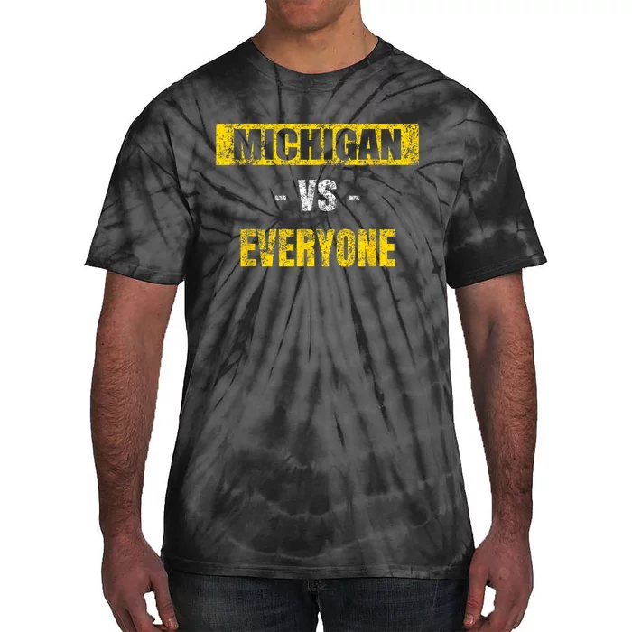 Michigan Vs. Everyone Vintage Michigan Revenge Tour Tie-Dye T-Shirt