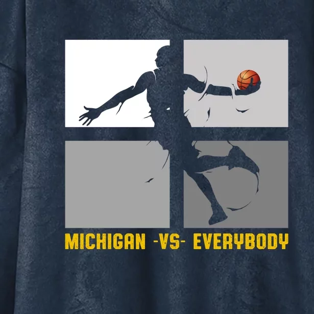 Michigan Vs. Everybody Hooded Wearable Blanket